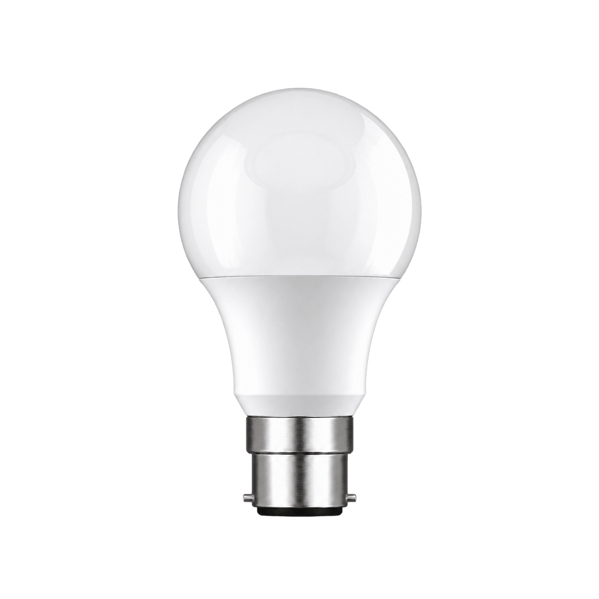 9W White LED Bulb B22 4000K, transparent background
