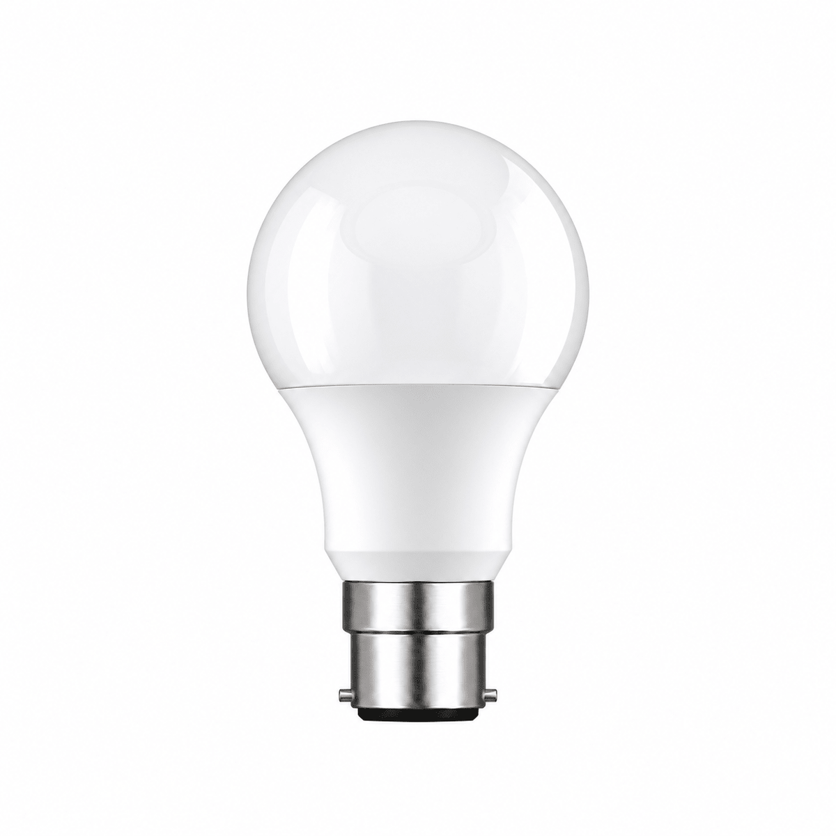 9W White LED Bulb B22 4000K, white background