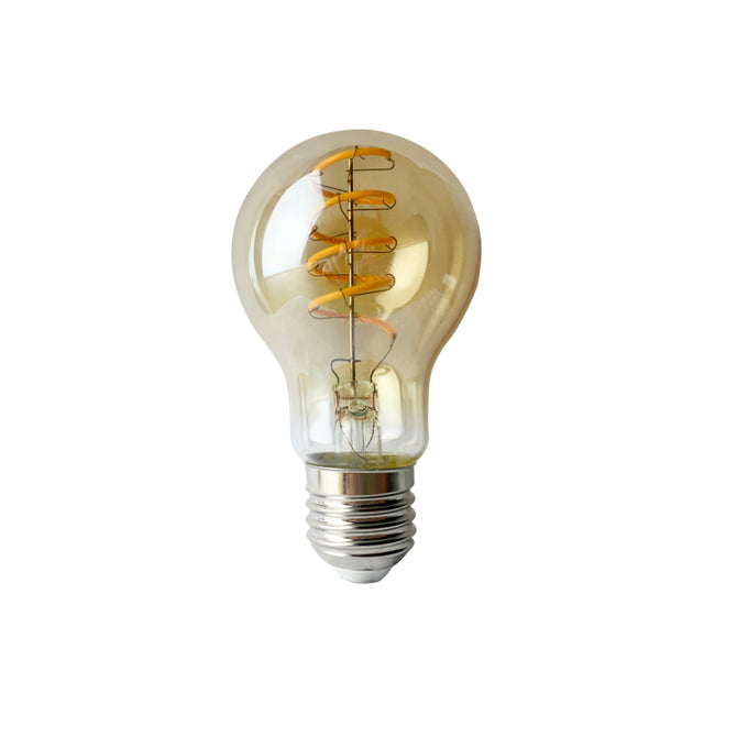 LED Bulb - Dimmable Spiral Filament A60 - Future Light - LED Lights South Africa