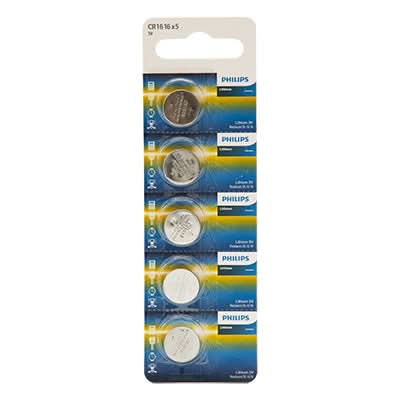 3V Lithium Coin Cell CR1616 - 5 Pack