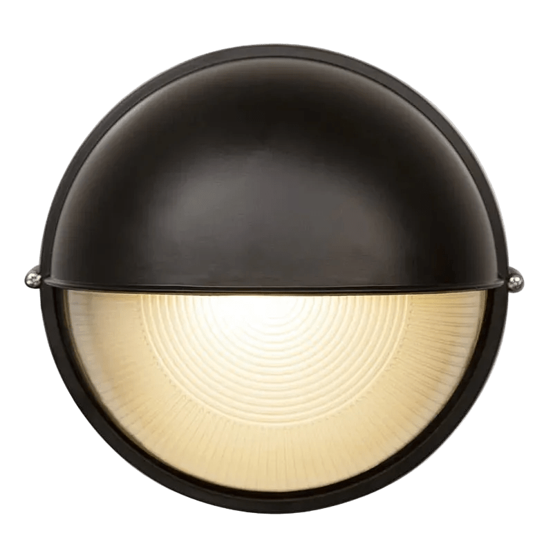 Large Round Eyelid Bulkhead - Black