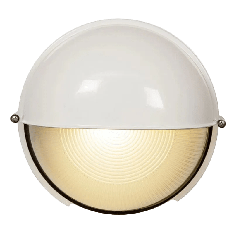 Large Round Eyelid Bulkhead - White