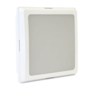 White pet door with a clear flap on a white background