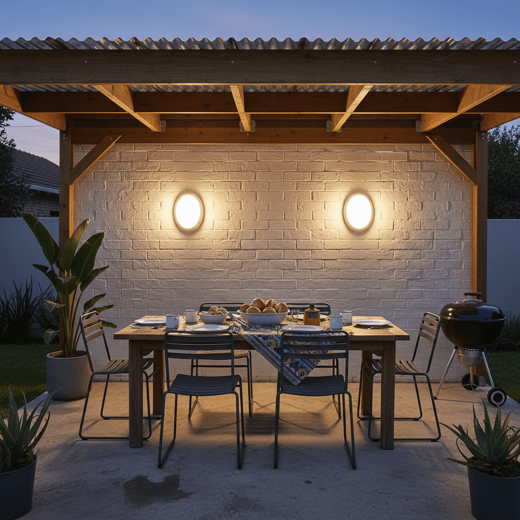 Fumagalli Danzi White Outdoor Bulkhead - Coastal