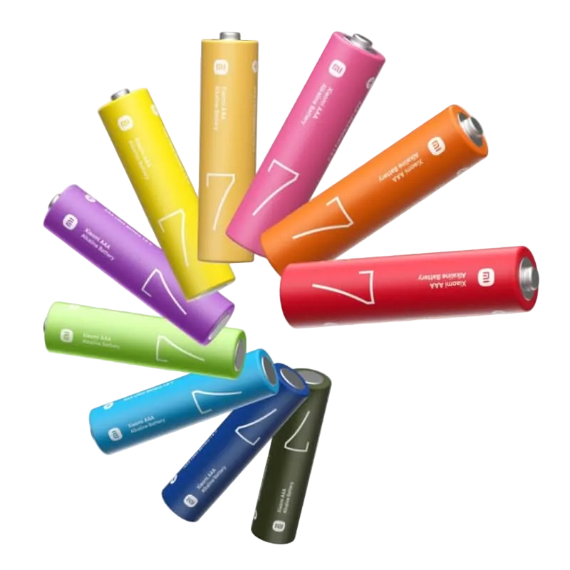 Xiaomi AAA Rainbow Batteries (10 Pack)