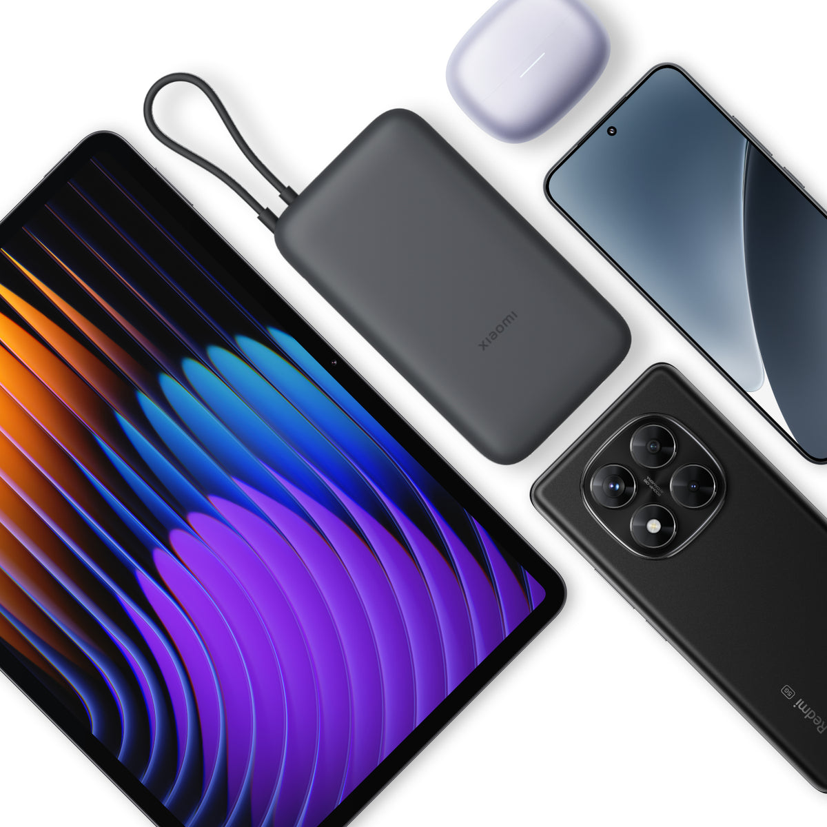 Xiaomi Power Bank 20000mAh (Integrated Cable) - Dark Grey - product image
