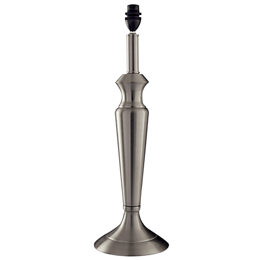 Satin Chrome Table Lamp Slender Design