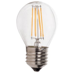 4W Clear Golf Ball Filament LED Bulb, E27, 2700K Warm White