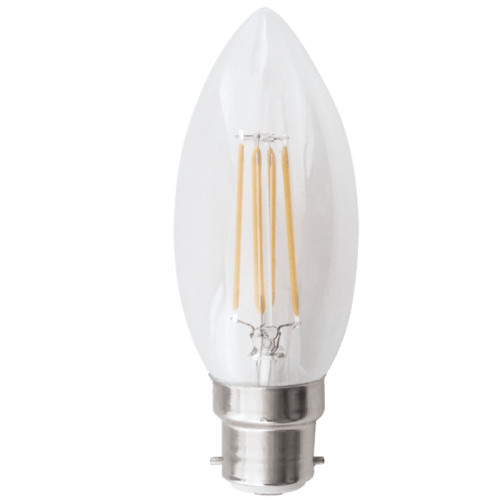 4.5W LED B22 Dimmable Candle Bulb - Cool White