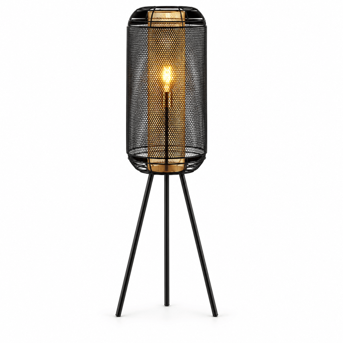 Boston Metal Floor Lamp on a white background