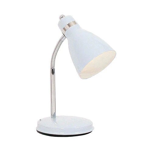 White Metal Desk Lamp Adjustable
