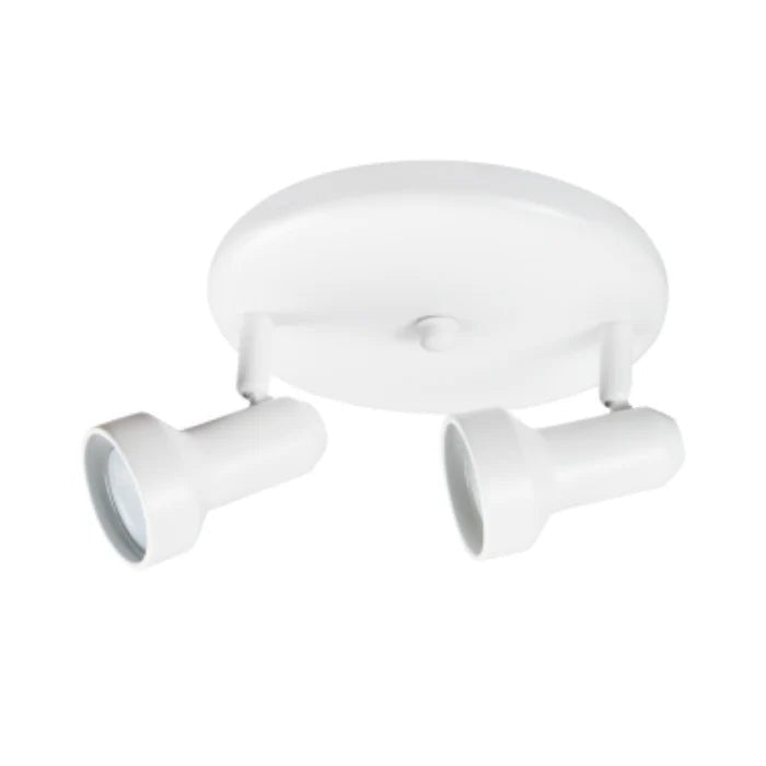 Matt White Spotlight - 2 Light - Future Light - LED Lights South Africa