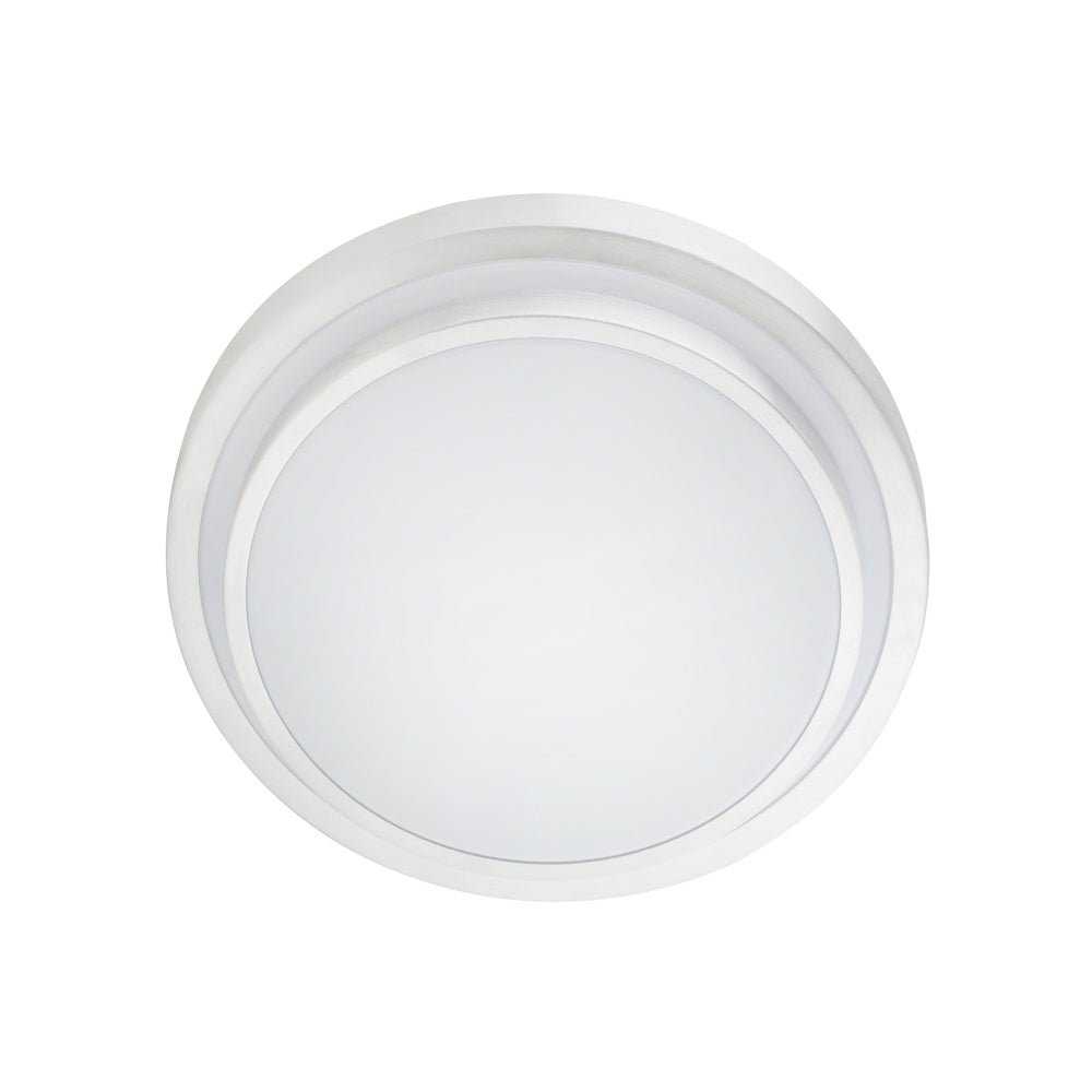 Silver LED Ceiling Light - Cool White