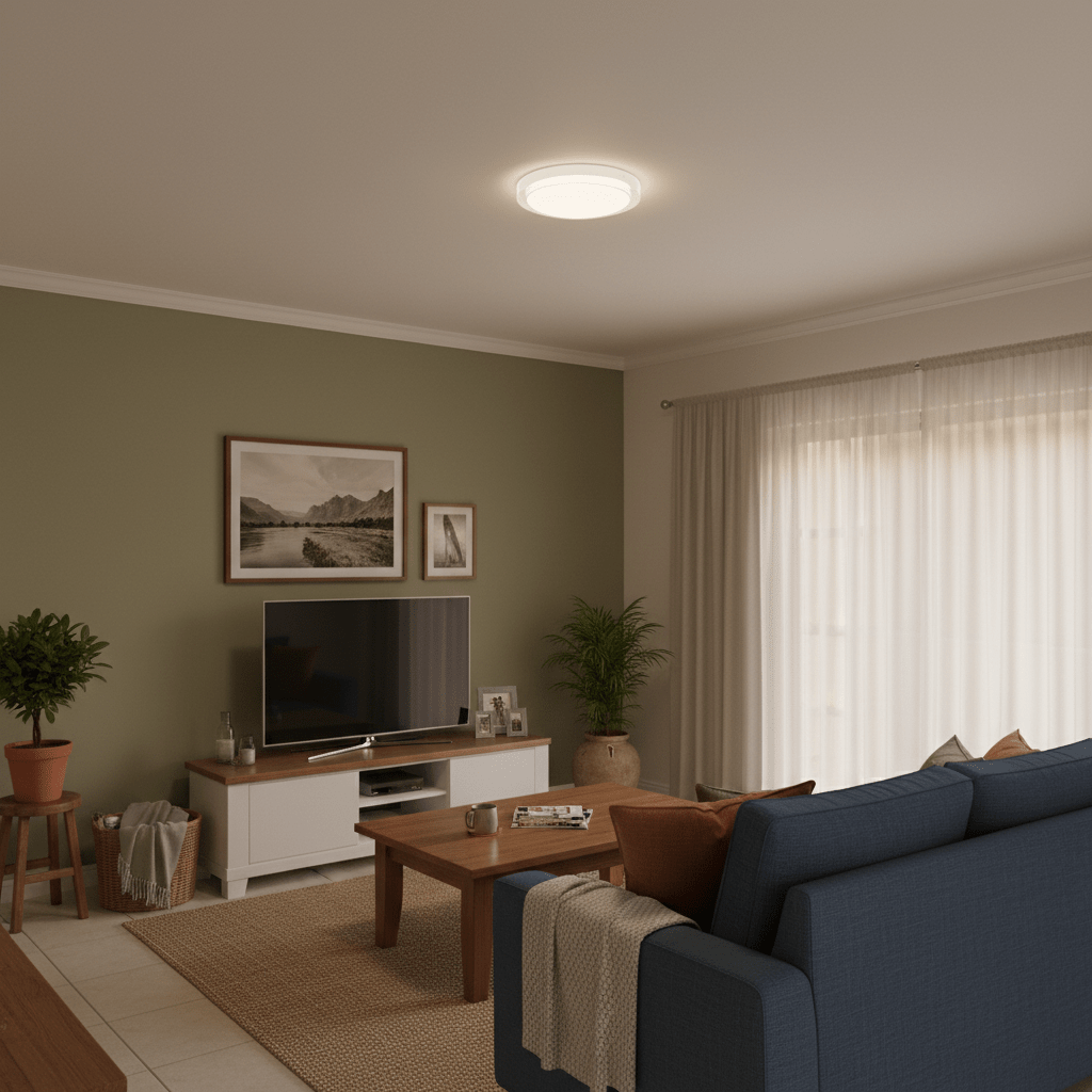 Planet 1 Ceiling Light White
