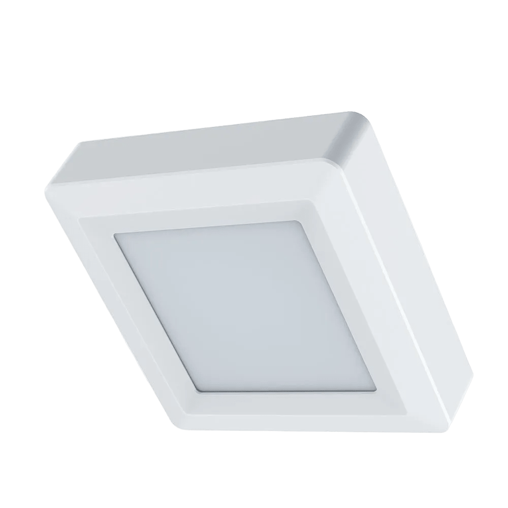 LED Ceiling Light Square - Warm White & Opal Lens