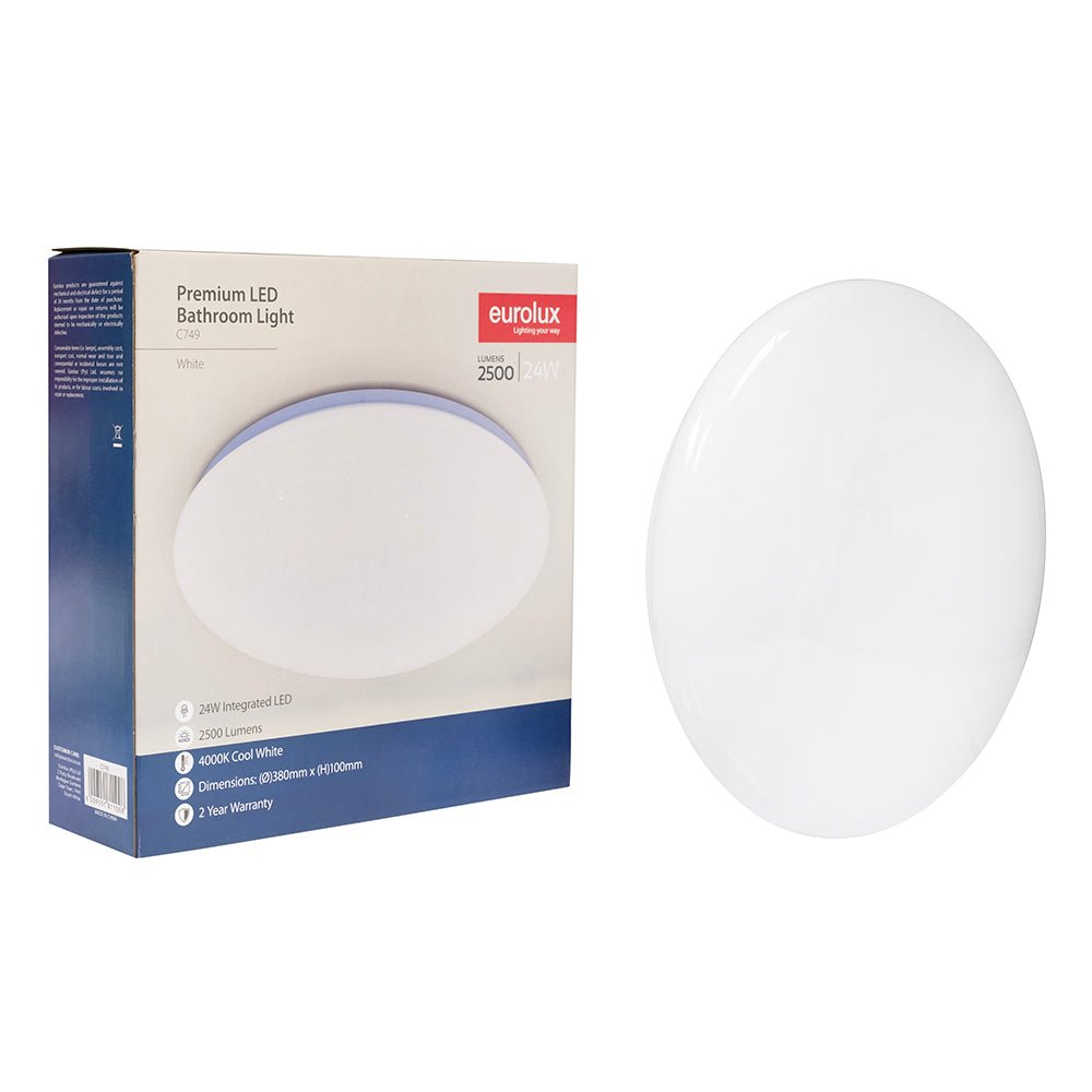 Classic Shimmer Ceiling Light White LED 24W