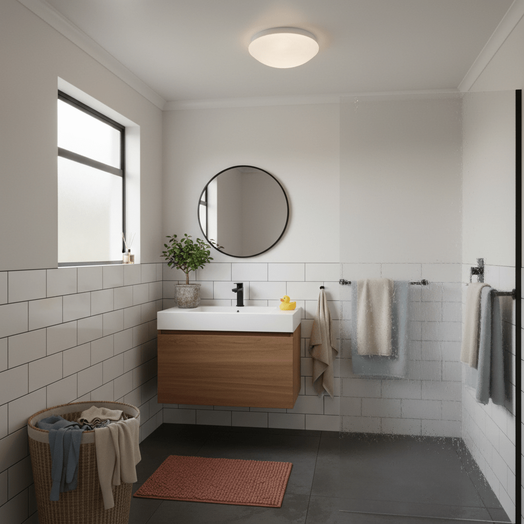 Bathroom Alabaster Ceiling Light 220mm