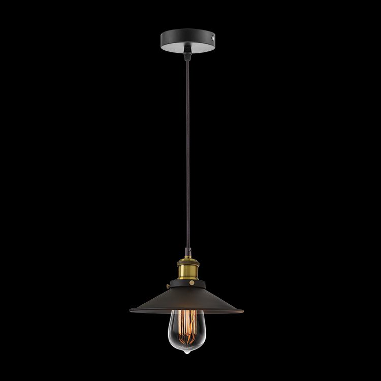 40W E27 Flat Single Pendant