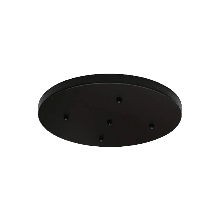 Indoor Ceiling Light Plate - Black / 40cm