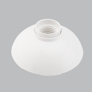 White Plastic E27 Ceiling Socket, 11W product image