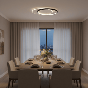 Round Metal & Acrylic LED Ceiling Light