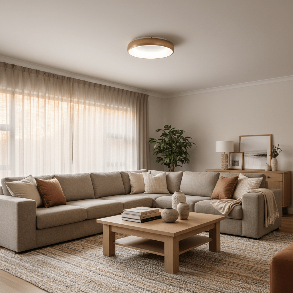 Karri Gold LED Ceiling Light
