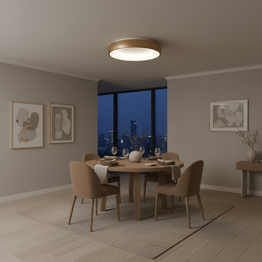 Karri Gold LED Ceiling Light
