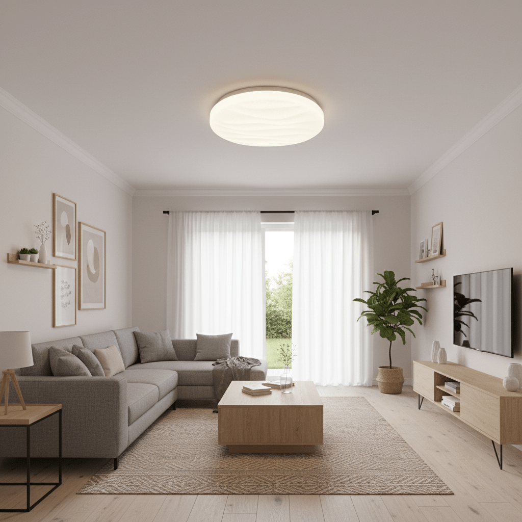 Large 24W Waves LED Ceiling Light
