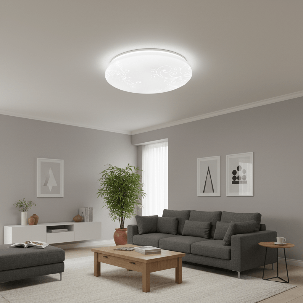 Large 24W Patterned LED Ceiling Light