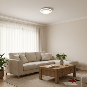 Stepped Aluminium LED Ceiling Fitting - 12 Watt