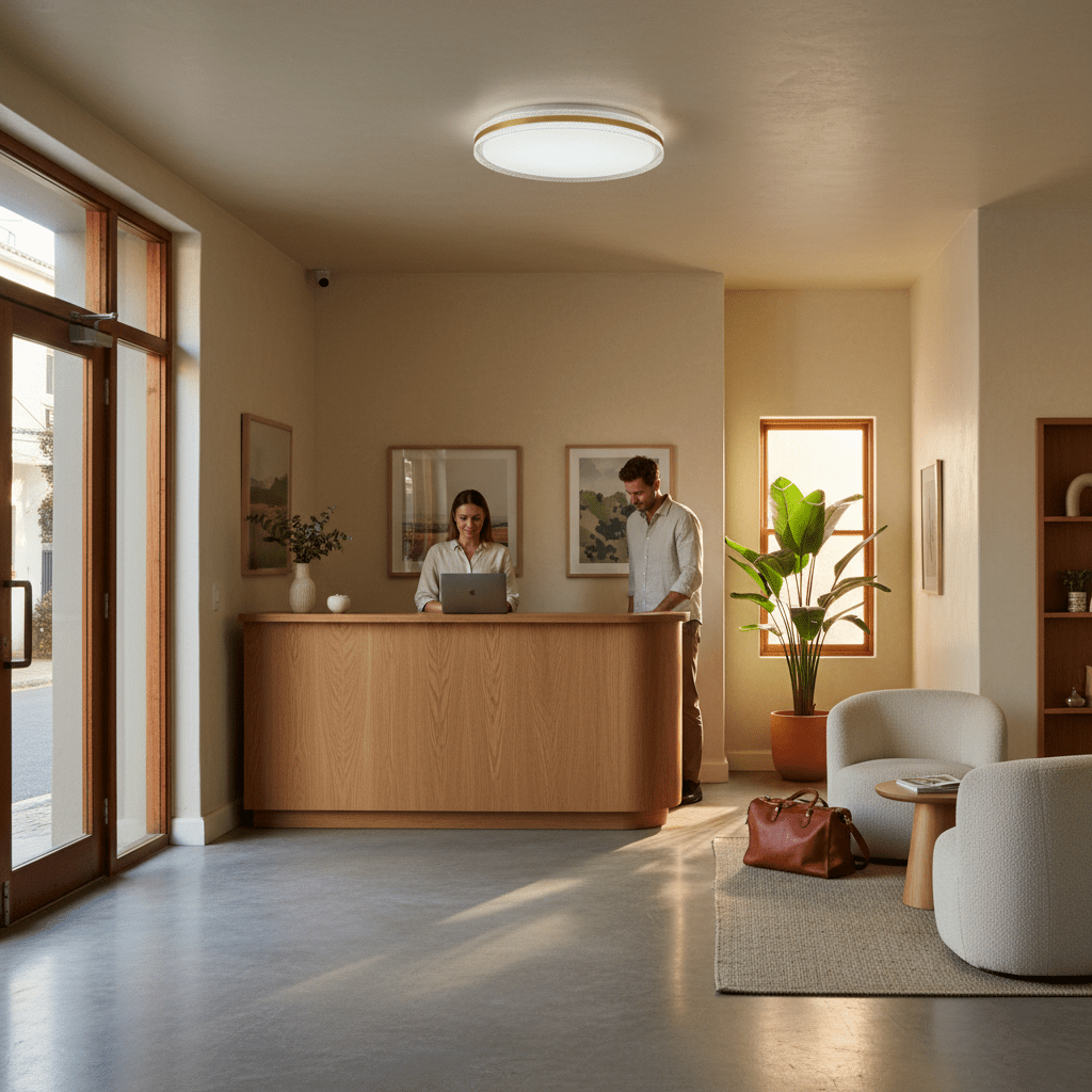 24W Gold Rim LED Ceiling Light