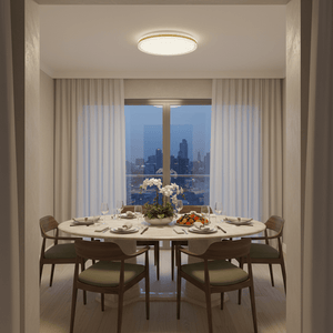 24W Gold Rim LED Ceiling Light