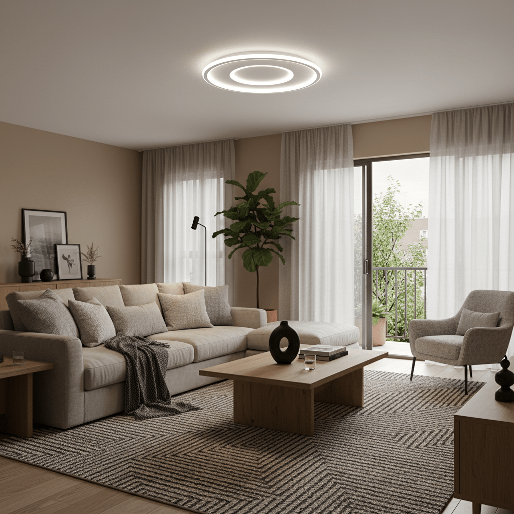 Minimo Ringed LED Ceiling Light - additional product image