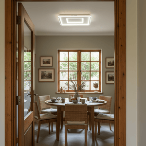Minimo Square Ringed LED Ceiling Light - additional product image