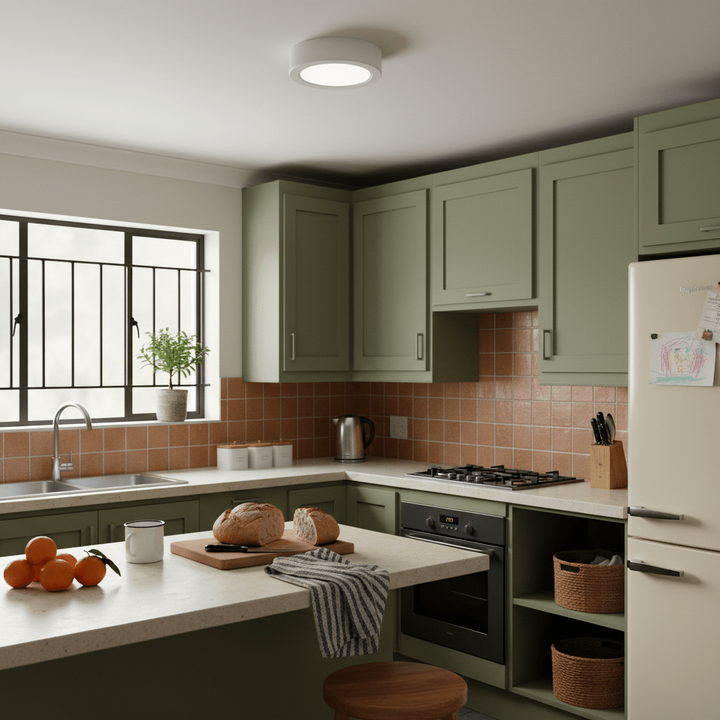 White 18W LED Ceiling Light - Surface or Recessed