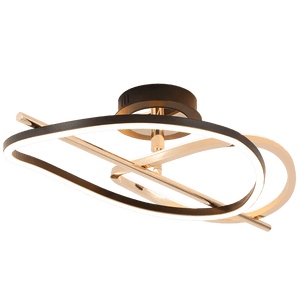 Wiley Gold & Black LED Ceiling Light