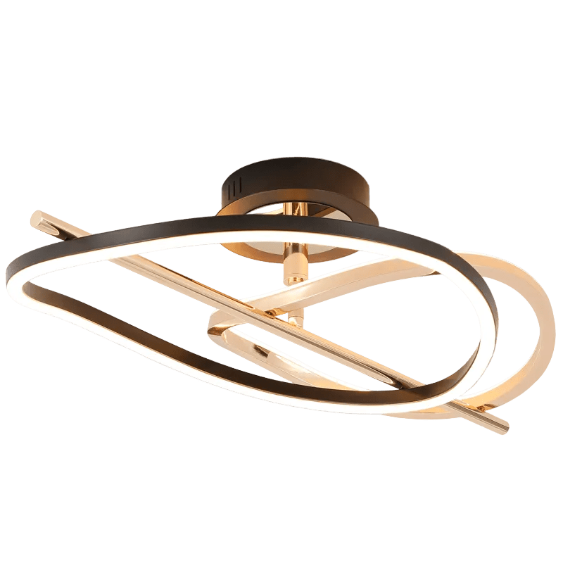 Wiley Gold & Black LED Ceiling Light