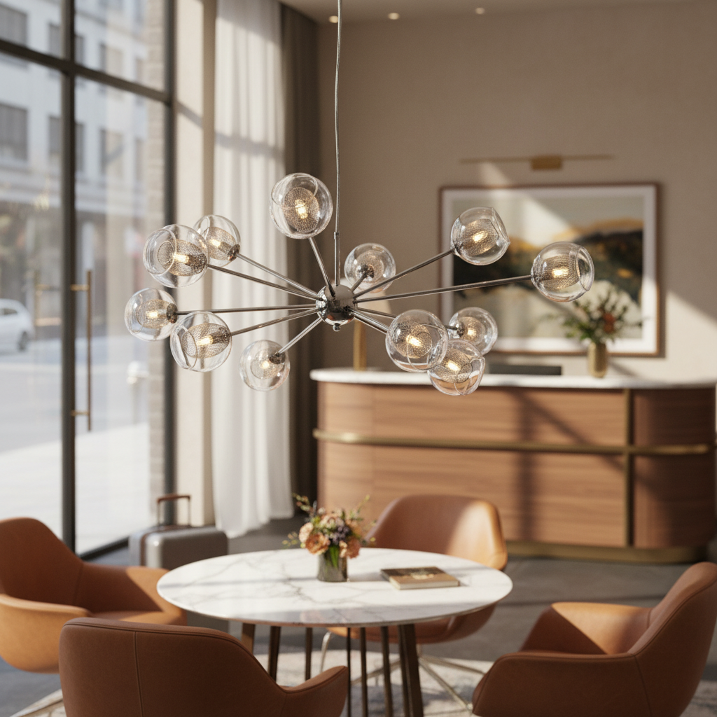 Sputnik Mesh Chandelier
