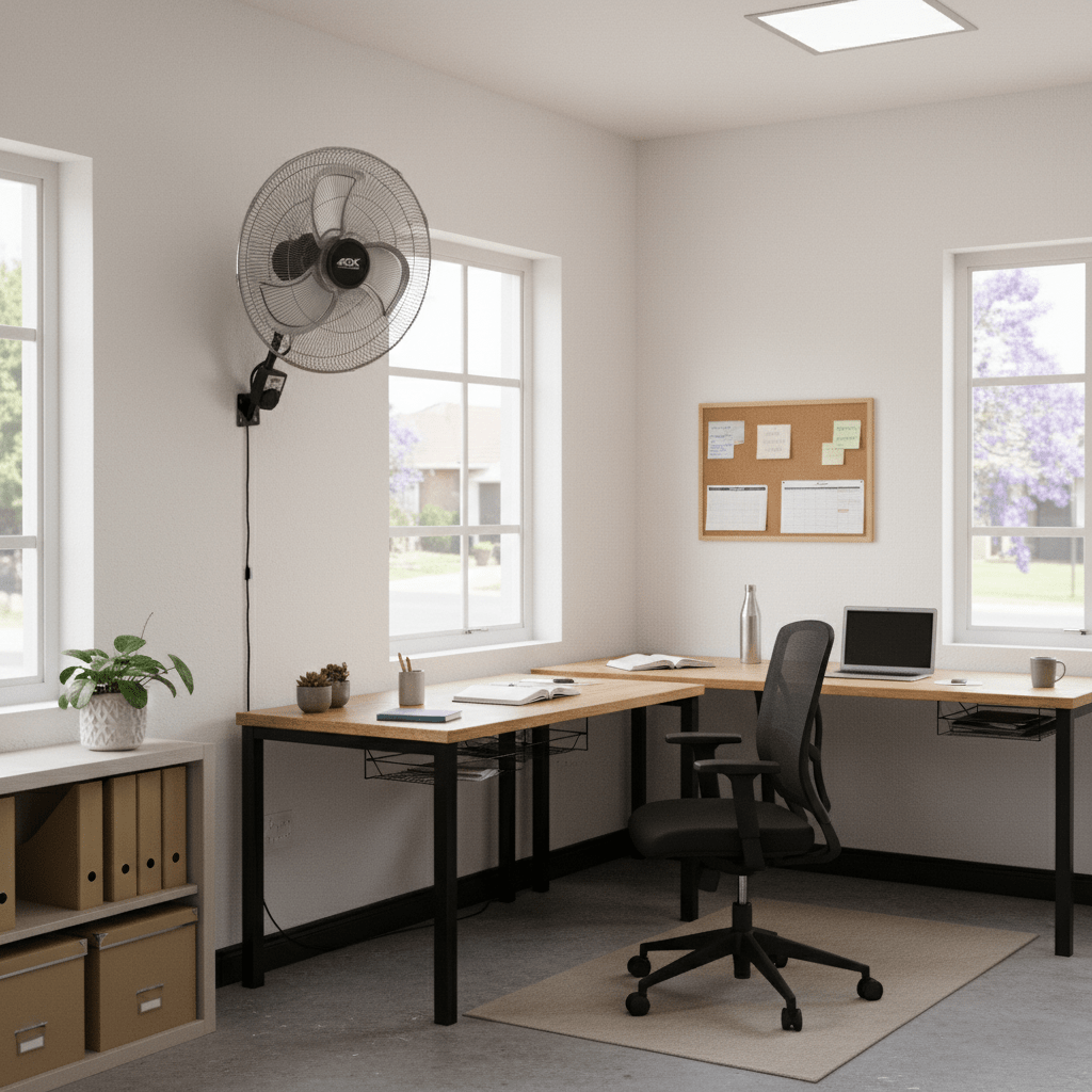 24" Wall Mount Industrial Fan (no remote)