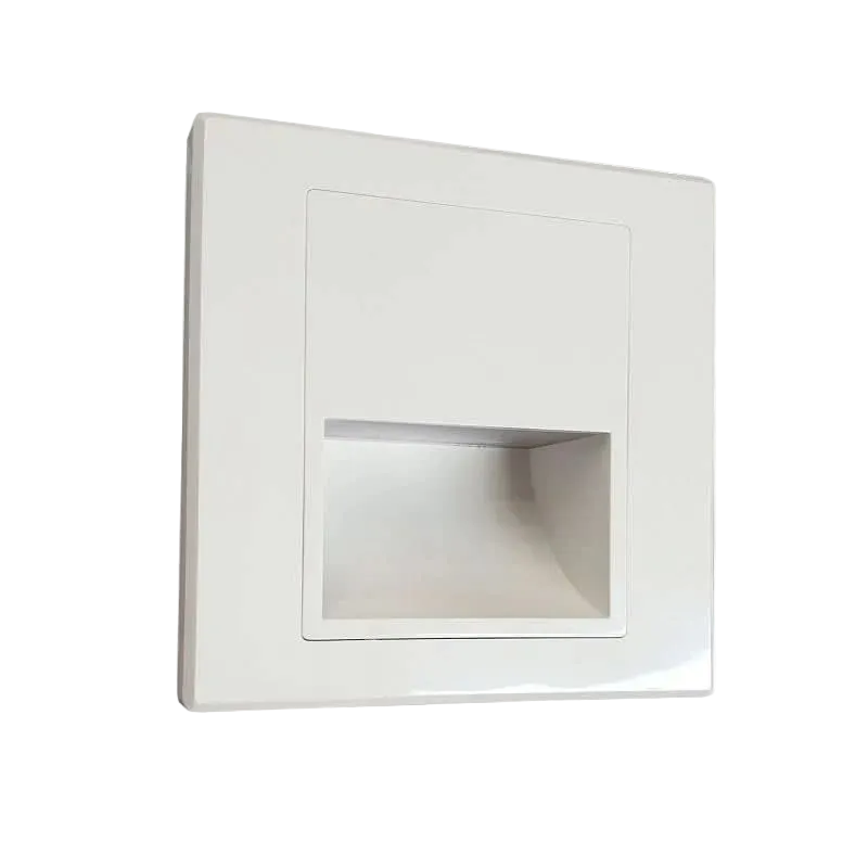 Belmont Recessed Indoor LED Step Light - White