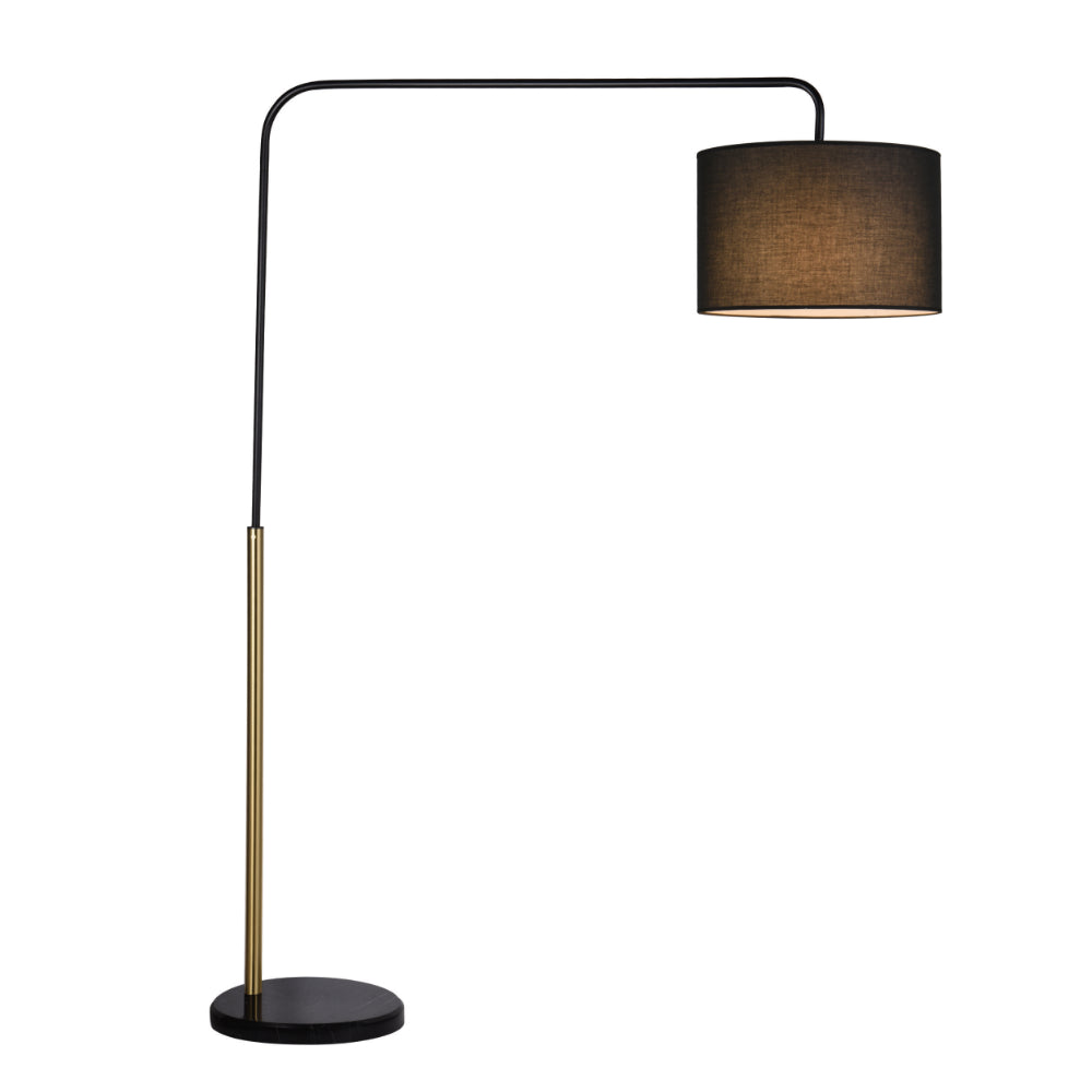 1st Class Black & Gold Floor Lamp - Future Light - LED Lights South Africa