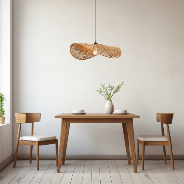 Aporia Natural Sting Rattan Pendant - Future Light - LED Lights South Africa