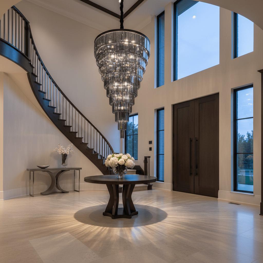 June Black 12 Tier Crystal Chandelier - additional product image