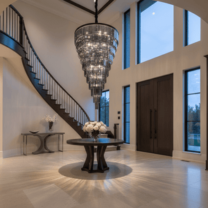 June Black 12 Tier Crystal Chandelier - additional product image