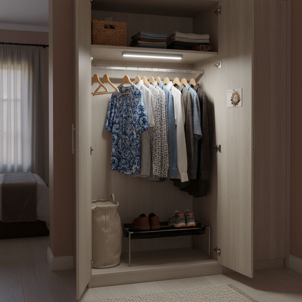 Small Rechargeable Slim Cabinet Light