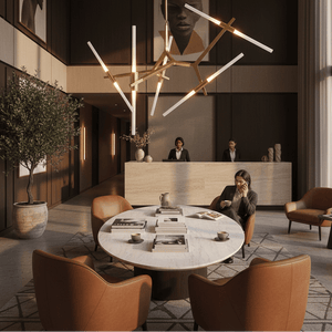 Saber 10 Gold Pendant Light