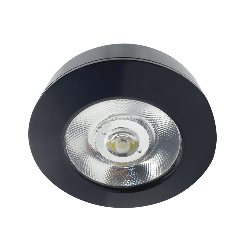 Black LED Surface Downlight - Cool White 4000K