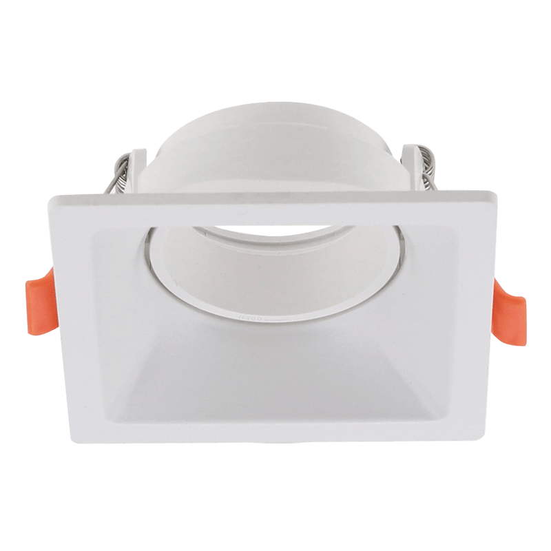 Downlight Holder - Low Glare Square Tilt Polycarbonate - Future Light - LED Lights South Africa