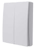 Two Lever Kinetic Frameless Switch – White