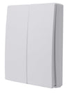 Two Lever Kinetic Frameless Switch – White